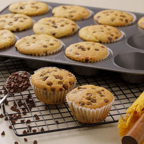 MUFFINS CON CHIPS DE CHOCOLATE