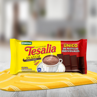 Chocolate de Mesa Tesalia Sin Azúcar Clavos y Canela